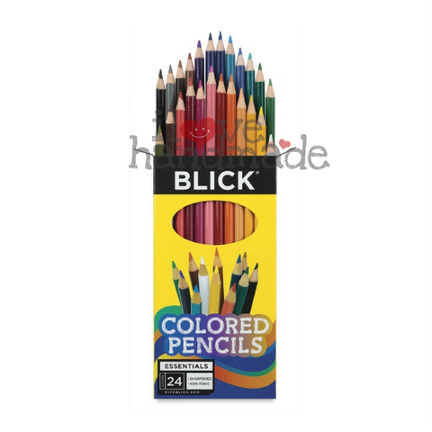 HỘP BÚT CHÌ MÀU MỸ THUẬT 24 CÂY BLICK COLORED PENCILS KHÔNG ĐỘC HẠI