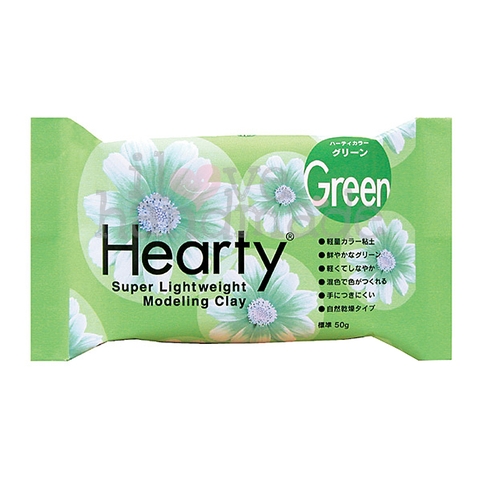 Đất sét nặn tự khô Nhật Bản Hearty Green