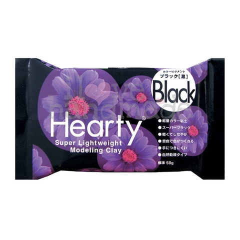 Đất sét nặn tự khô Nhật Bản Hearty Black