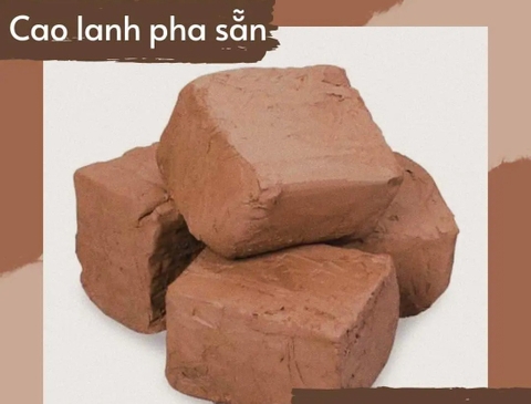 ĐẤT SÉT LÀM GỐM CAO LANH ƯỚT