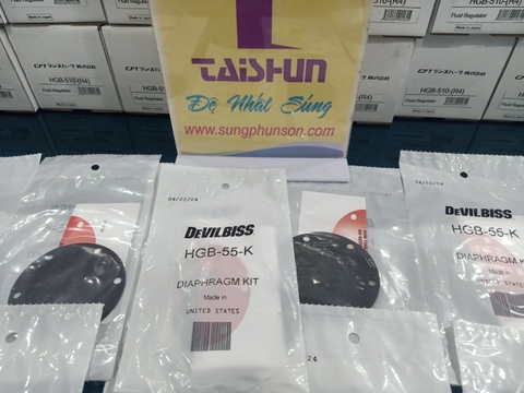 Linh kiện màng khí nén của điều áp sơn HGB-510-R4 Model HGB-55-K