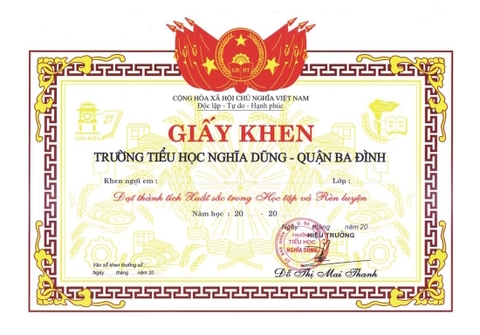 in giấy khen giá rẻ