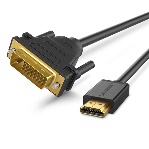 Cáp chuyển đổi HDMI to DVI 24+1 Ugreen 30116 dài 1m
