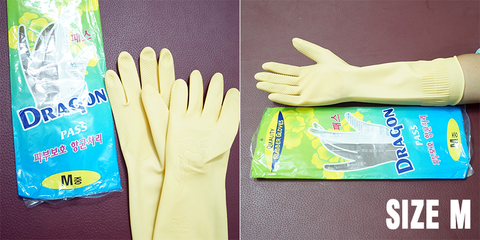 Găng cao su dài M