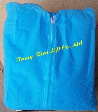 Quần áo vải không dệt dùng 1 lần