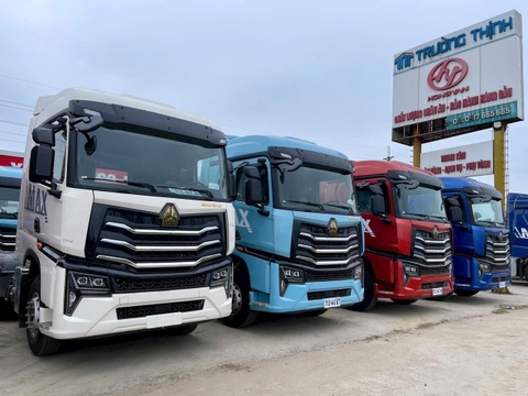 ĐẦU KÉO HOWO MAX 460HP CẦU DẦU