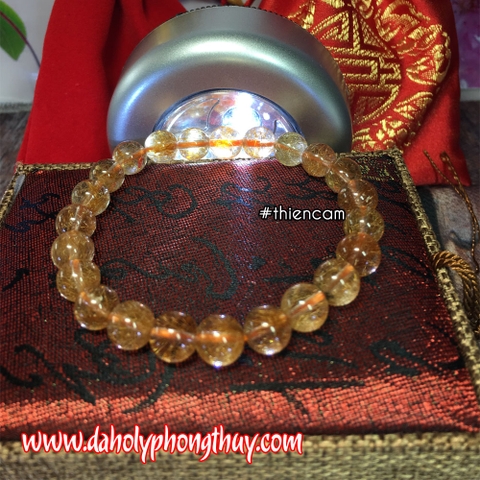 VÒNG TAY THẠCH ANH TÓC NÂU