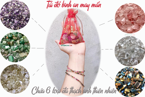 TÚI ĐỎ ĐÁ THIÊN CẦM