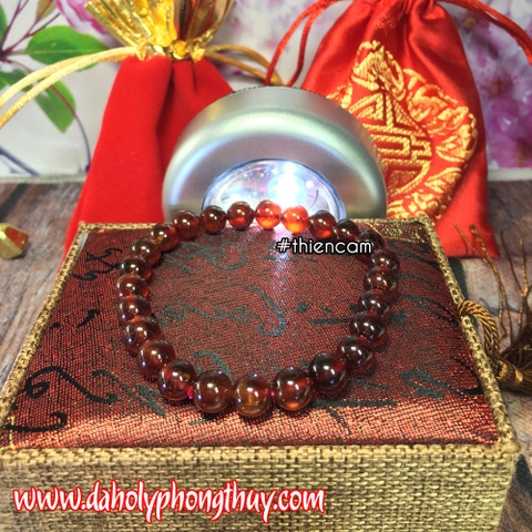 VÒNG TAY ĐÁ GARNET (NGỌC HỒNG LỰU)
