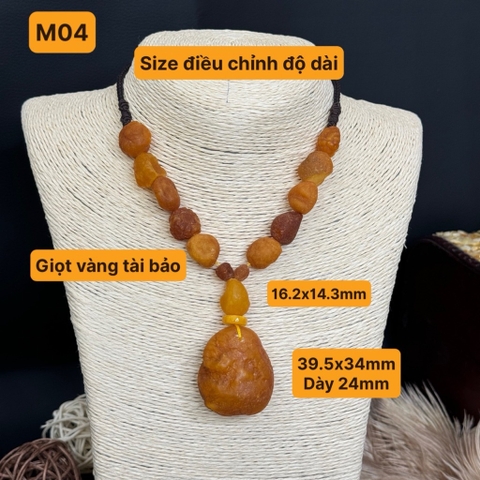 Vòng cổ Giọt vàng tài bảo M04