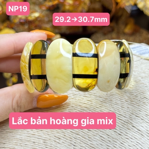 Lắc tay bản hoàng gia mix rêu NP19
