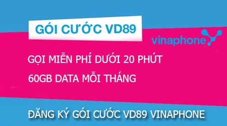 Đăng ký gói cước Vinaphone VD89 trên sim đang sử dụng và chuyển mạng giữ số