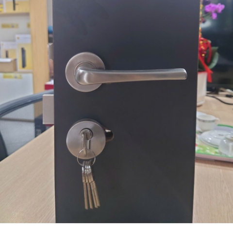 Bộ khóa tay gạt YALE YPSL-111  đặc, màu inox