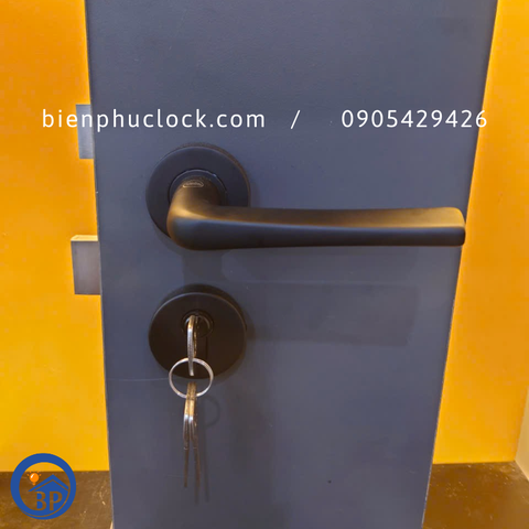 Bộ khóa tay gạt YALE YTLH-016, Đen Mờ