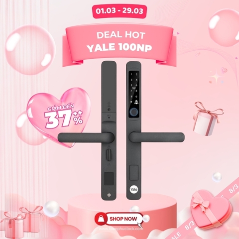 Khóa Cửa Nhôm Vân tay YALE YDMA 100NP (YDMA100NP/ YDMA100 NP)