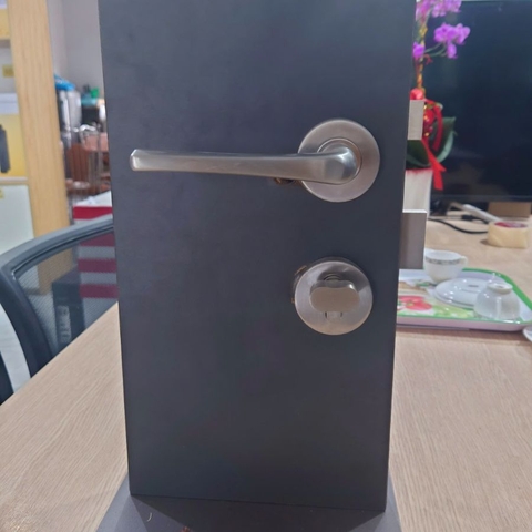 Bộ khóa tay gạt YALE YPSL-111  đặc, màu inox