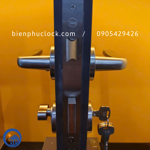 Bộ khóa tay gạt YALE YTLH-016, Inox Mờ