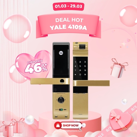 Khóa Thông Minh Yale YDM 4109A GOLD (YDM4109AGOLD/ YDM4109A GOLD)