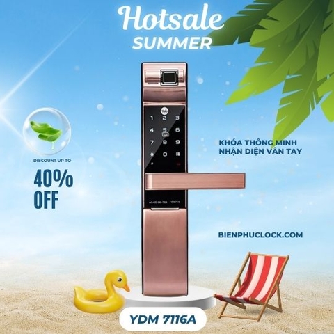 Khóa Thông Minh Yale YDM 7116A RG (YDM7116ARG/ YDM7116A RG)
