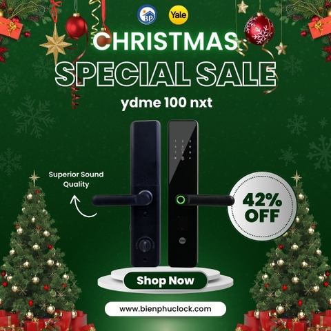 Khóa Cửa Vân tay Yale YDME 100NxT