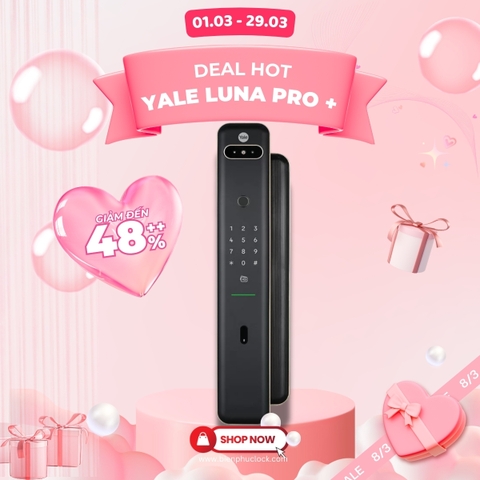 Khóa Thông Minh Yale LUNA PRO + (LUNA PRO+) Nhận Diện Khuôn Mặt