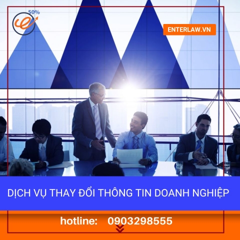 Thay đổi thông tin doanh nghiệp - Dịch vụ công ty luật uy tín