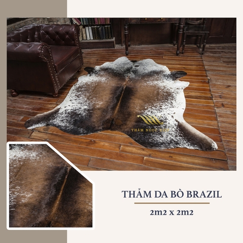 THẢM DA BÒ BRAZIL 023