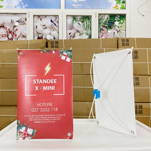 Standee X mini Để Bàn , Standee Để Bàn