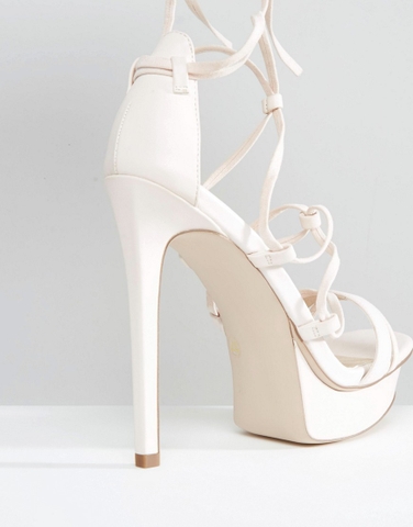 Giày cao gót dây buộc Asos