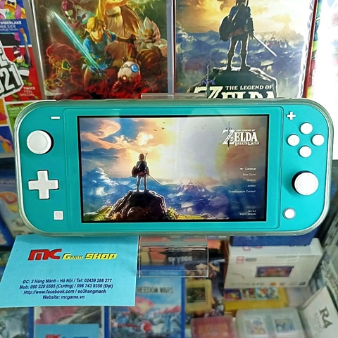 Switch Lite màu xanh hàng 2nd hand