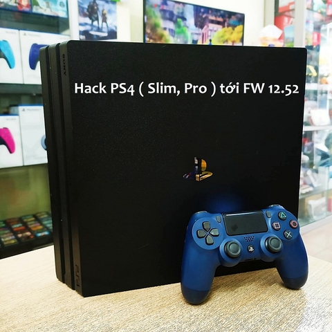 Hack PS4 ( fat, slim, pro ) tới FW 12.52
