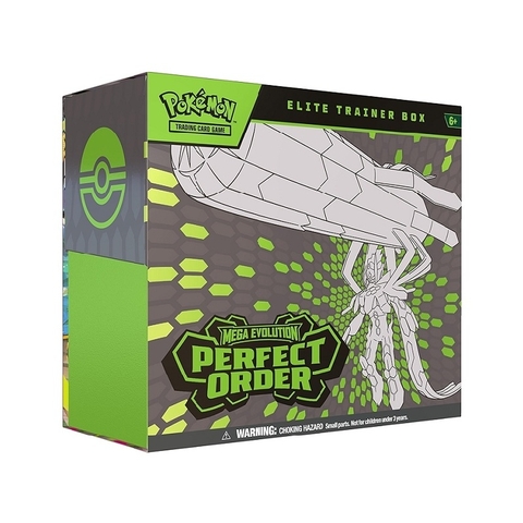 Thẻ Pokémon TCG Mega Evolution- Perfect Order Elite Trainer Box