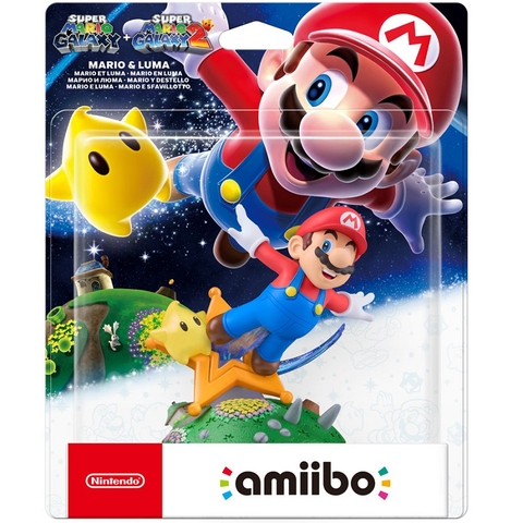Amiibo Mario and Luma - Super Mario Galaxy + Super Mario Galaxy 2