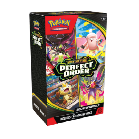 Thẻ Pokémon TCG Mega Evolution Perfect Order Booster Bundle