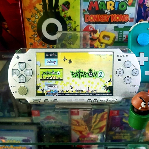 PSP 2004 nhũ bạc thẻ 32gb cop games