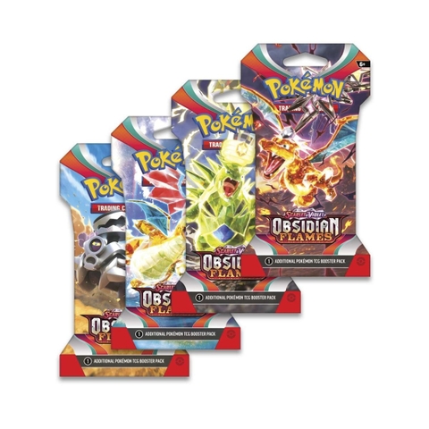 Thẻ Pokémon TCG Scarlet & Violet Obsidian Flames ( Booster Sleeved)