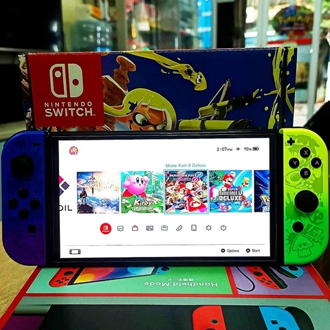 Switch OLED Splatoon 3 hàng 2nd hand đã m.od, cop games