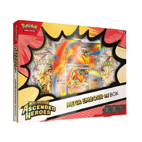 Thẻ Pokémon TCG Mega Evolution Ascended Heroes ex Box