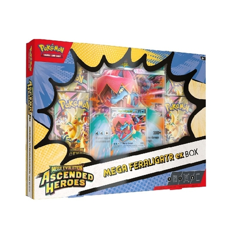 Thẻ Pokémon TCG Mega Evolution Ascended Heroes ex Box
