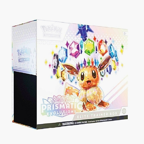 Thẻ Pokémon TCG Scarlet & Violet Prismatic Evolutions Elite Trainer Box