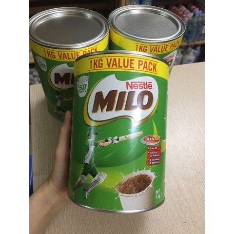 Sữa Milo Úc hộp 1kg