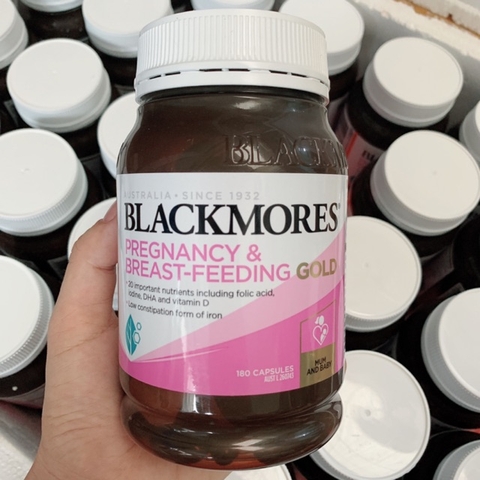 Blackmores Pregnancy & Breastfeeding Gold 180 viên - Vitamin tổng hợp cho bà bầu