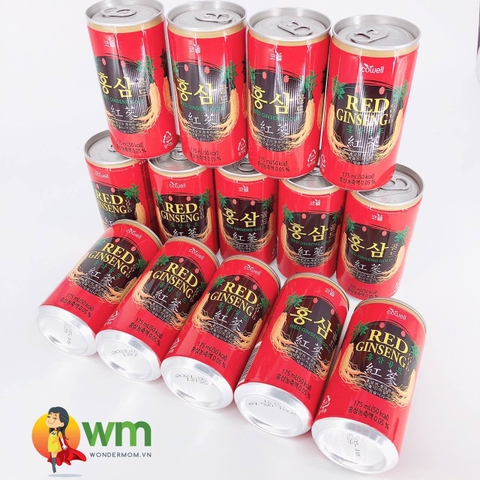 Nước uống Hồng Sâm Hàn Quốc (sâm lon) Cowel- Thùng 30 lon*175ml