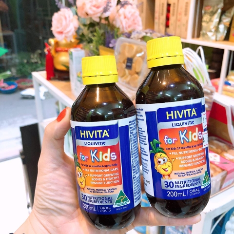 Vitamin tổng hợp Hivita Liquivita For Kids 200ml 12m+