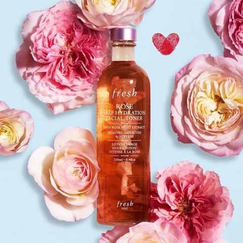 Toner da Fresh Rose Deep Hydration của Mỹ 250ml