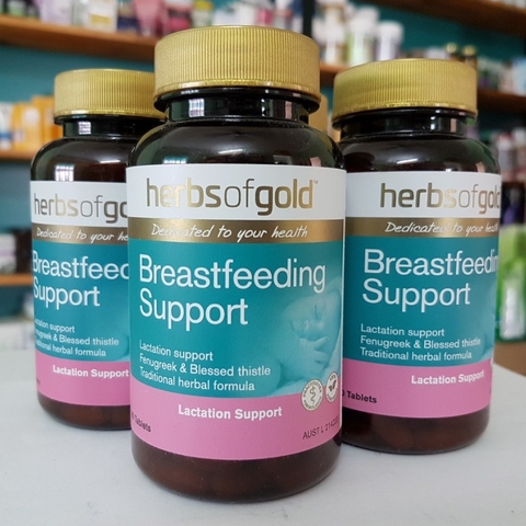 Viên uống lợi sữa Herb of Gold Breastfeeding Úc - mẫu mới