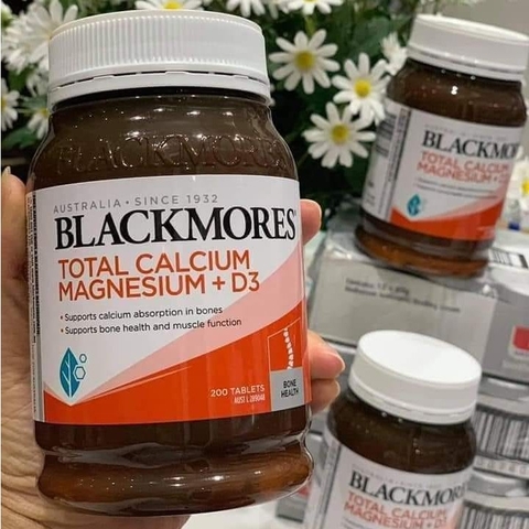 Blackmores Total Calcium & Magnesium + D3 200 viên