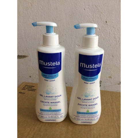 Sữa tắm và gội Mustela Pháp