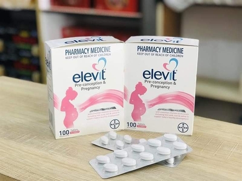 Elevit Úc - Vitamin tổng hợp cho bà bầu - hộp 100 viên
