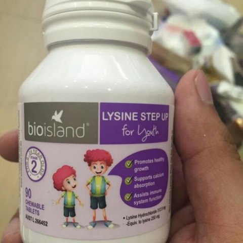 Lysine Bio Island giúp tăng chiều cao & miễn dịch cho bé 6-24 tuổi